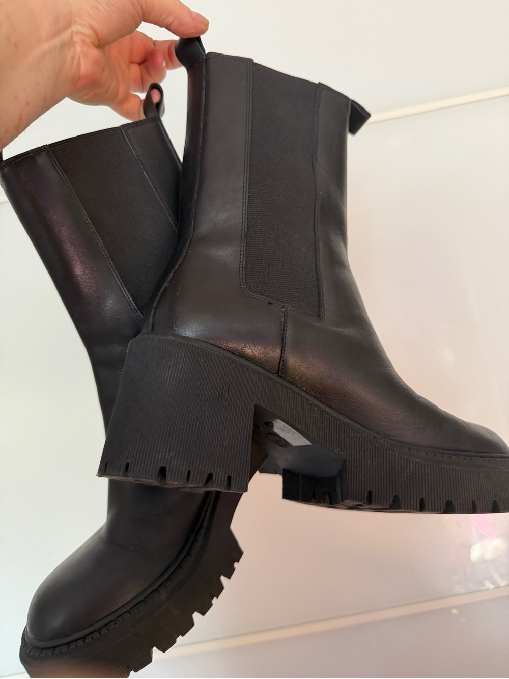Wishbone black high combat boots - Picture 9 of 11